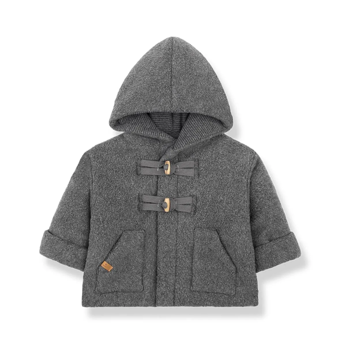 1  In The Family Edgar Grey Padded Hood Jacket