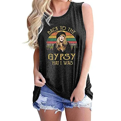 Back to The Gypsy That I was Women Tank Top Gypsy Graphic Shirt