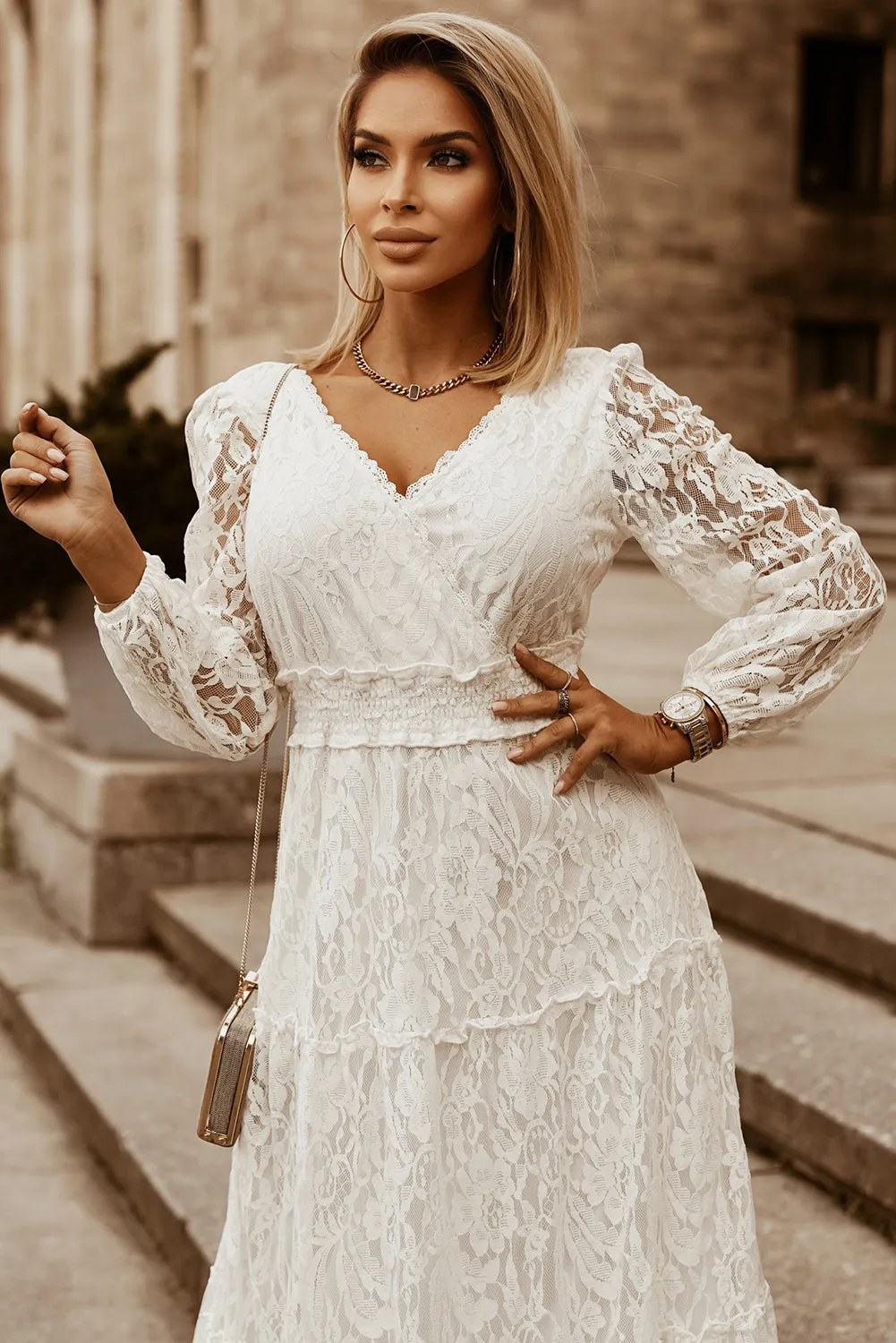 Boho Lace Maxi Dress