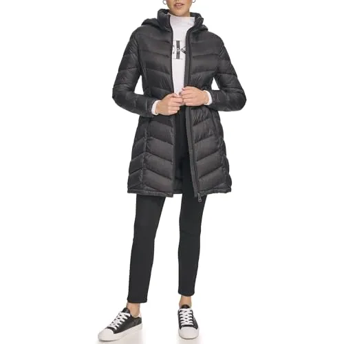 Calvin Klein Women's Outerwear Jacket,Black,XS