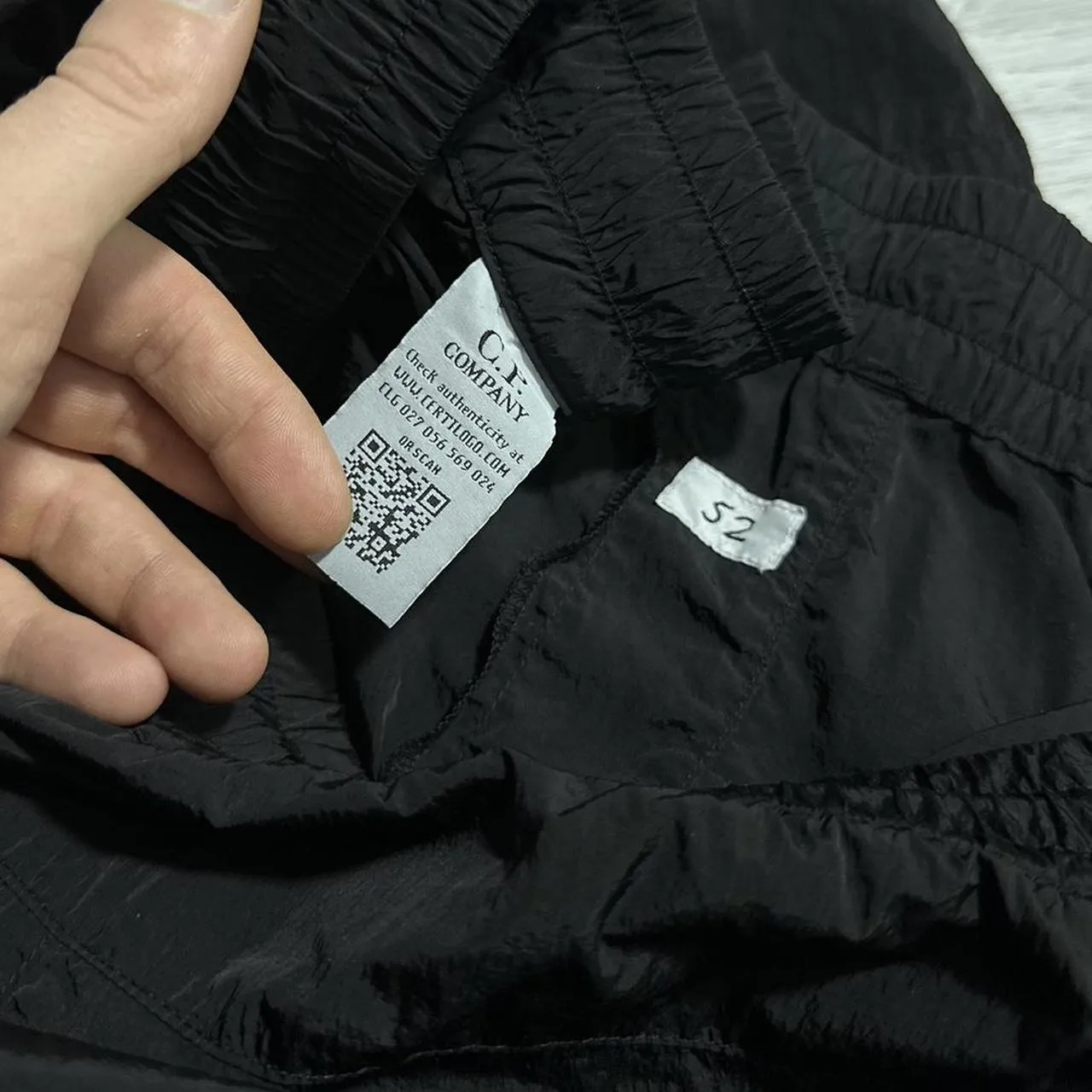 CP Company Black Nylon Bottoms