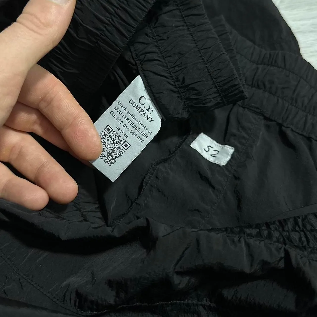 CP Company Black Nylon Bottoms