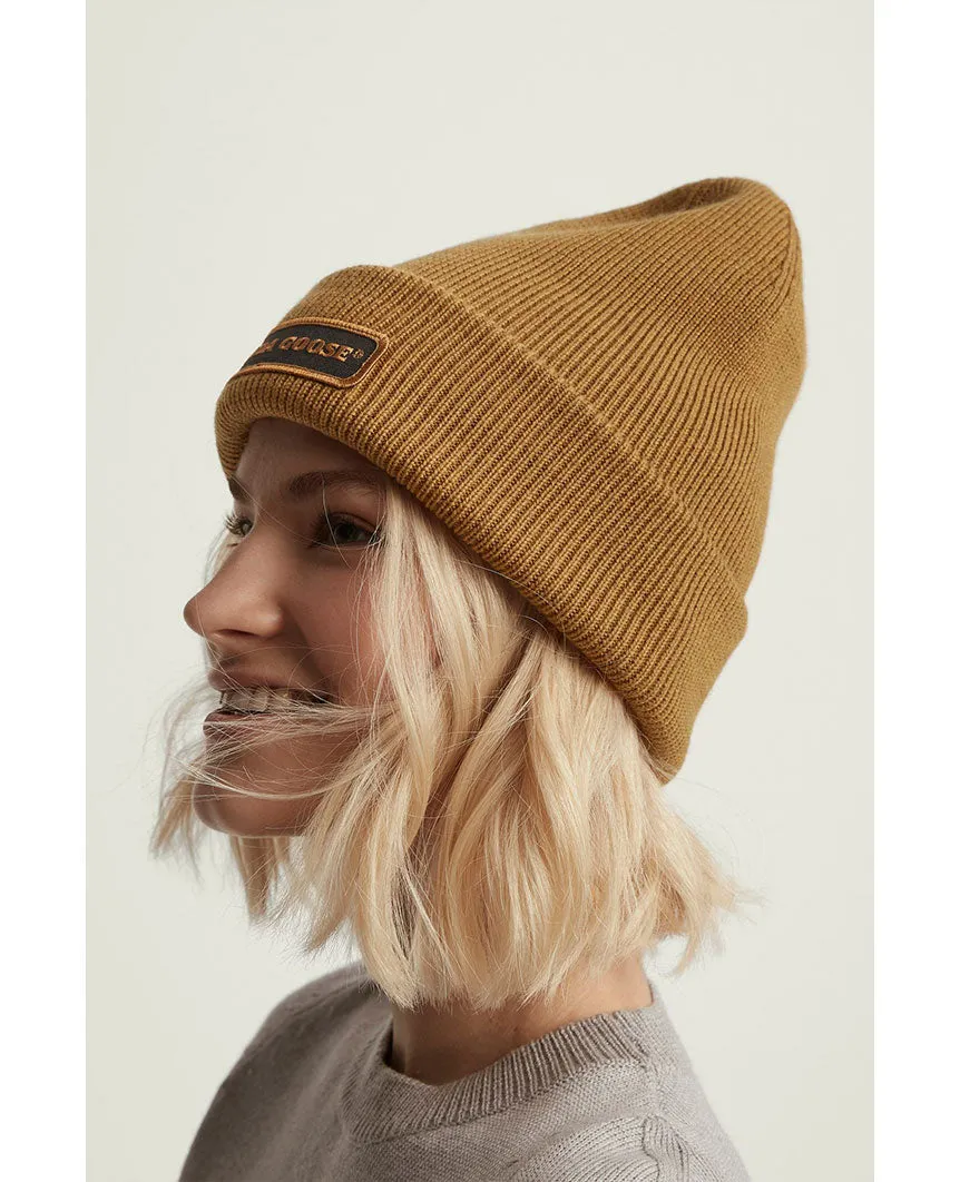 Emblem Rib Toque Heirloom Gold