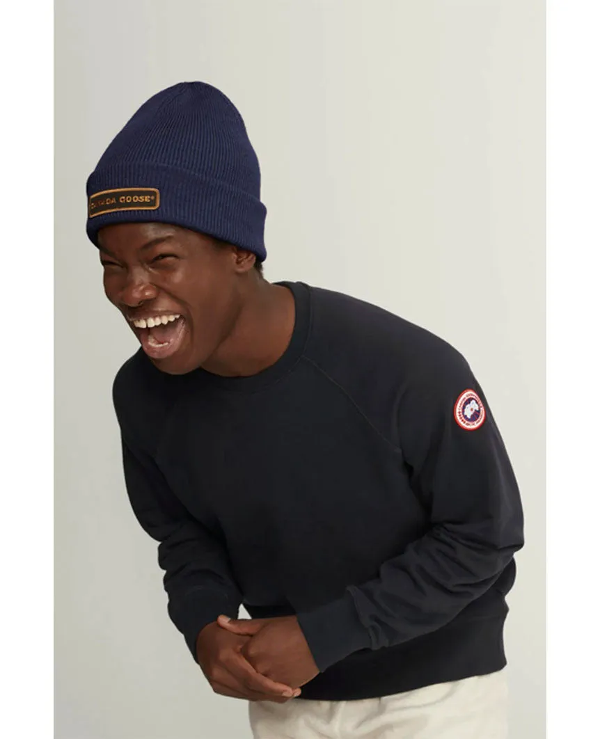 Emblem Rib Toque Navy Heather