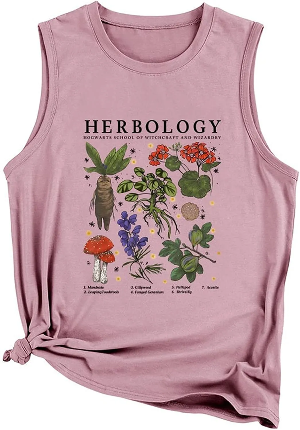 Herbology Plants Tank Tops Women Gardening Shirt