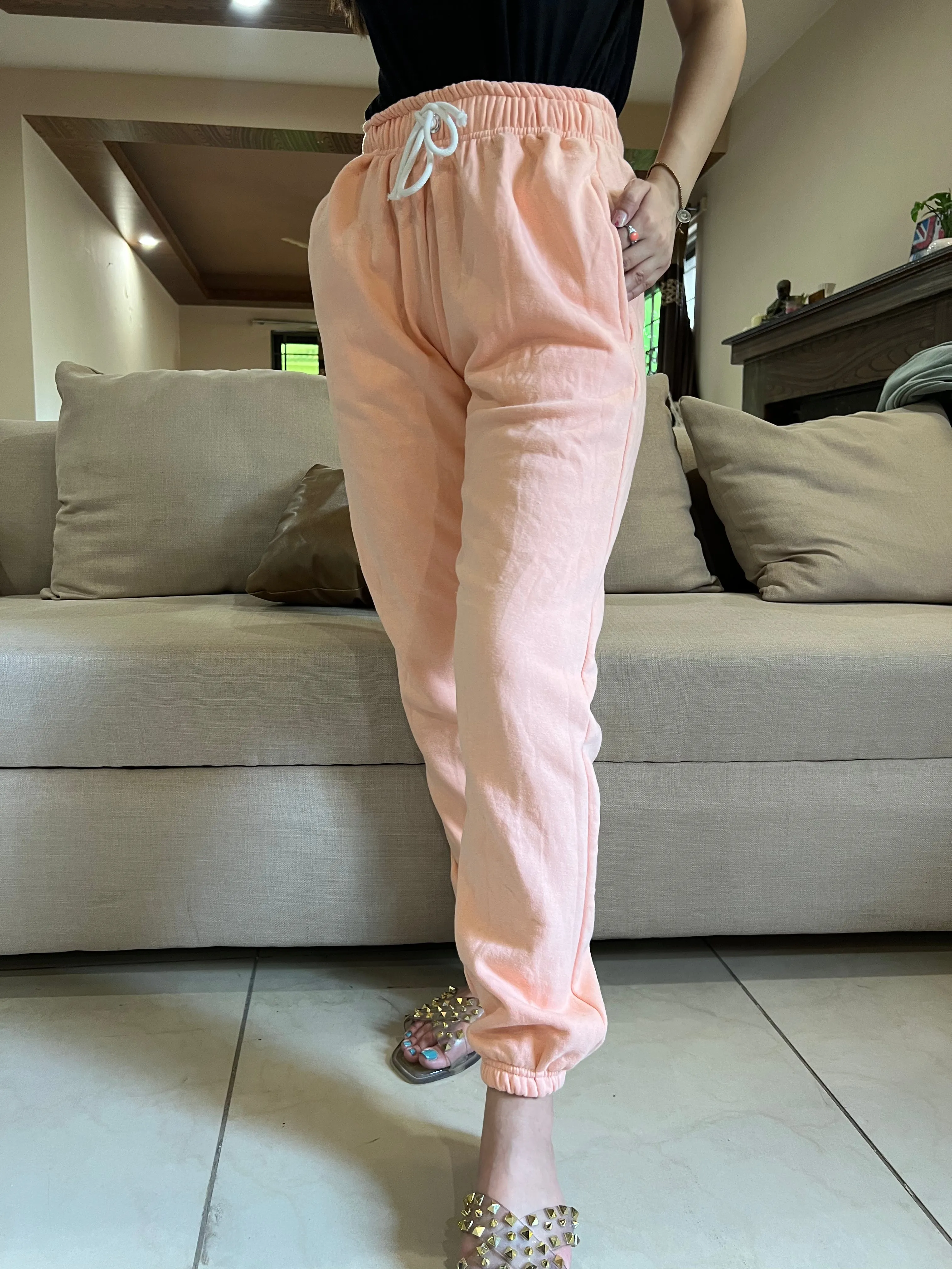 High Quality Fleece Trousers - Pink