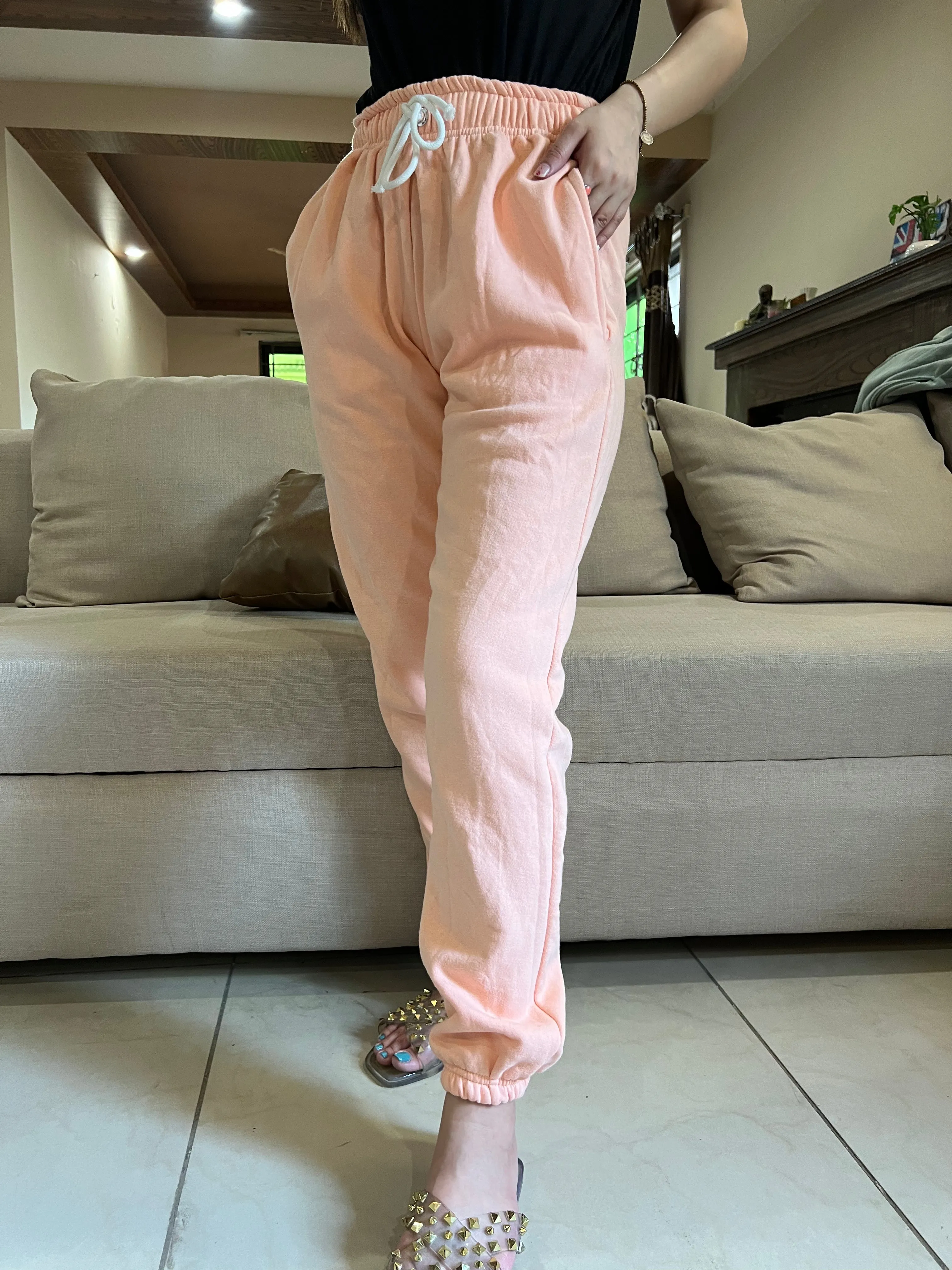 High Quality Fleece Trousers - Pink