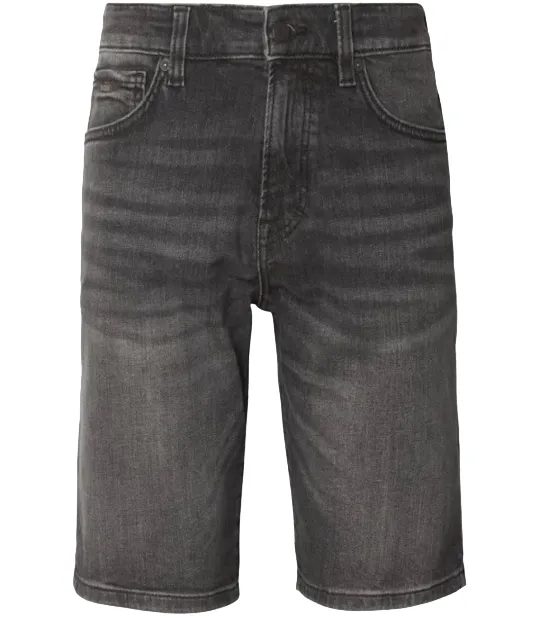 Hugo Boss Orange Maine Regular Fit Denim Short: CHARCOAL