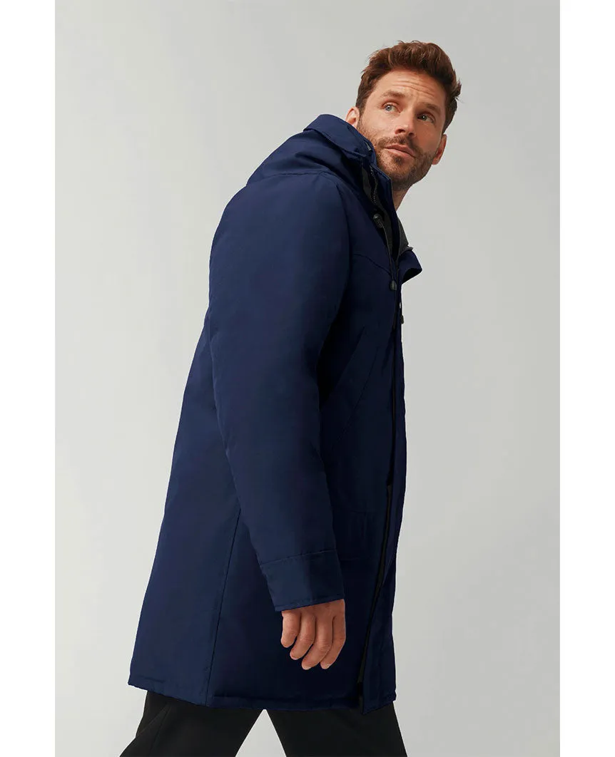 Langford Mens Parka Atlantic Navy