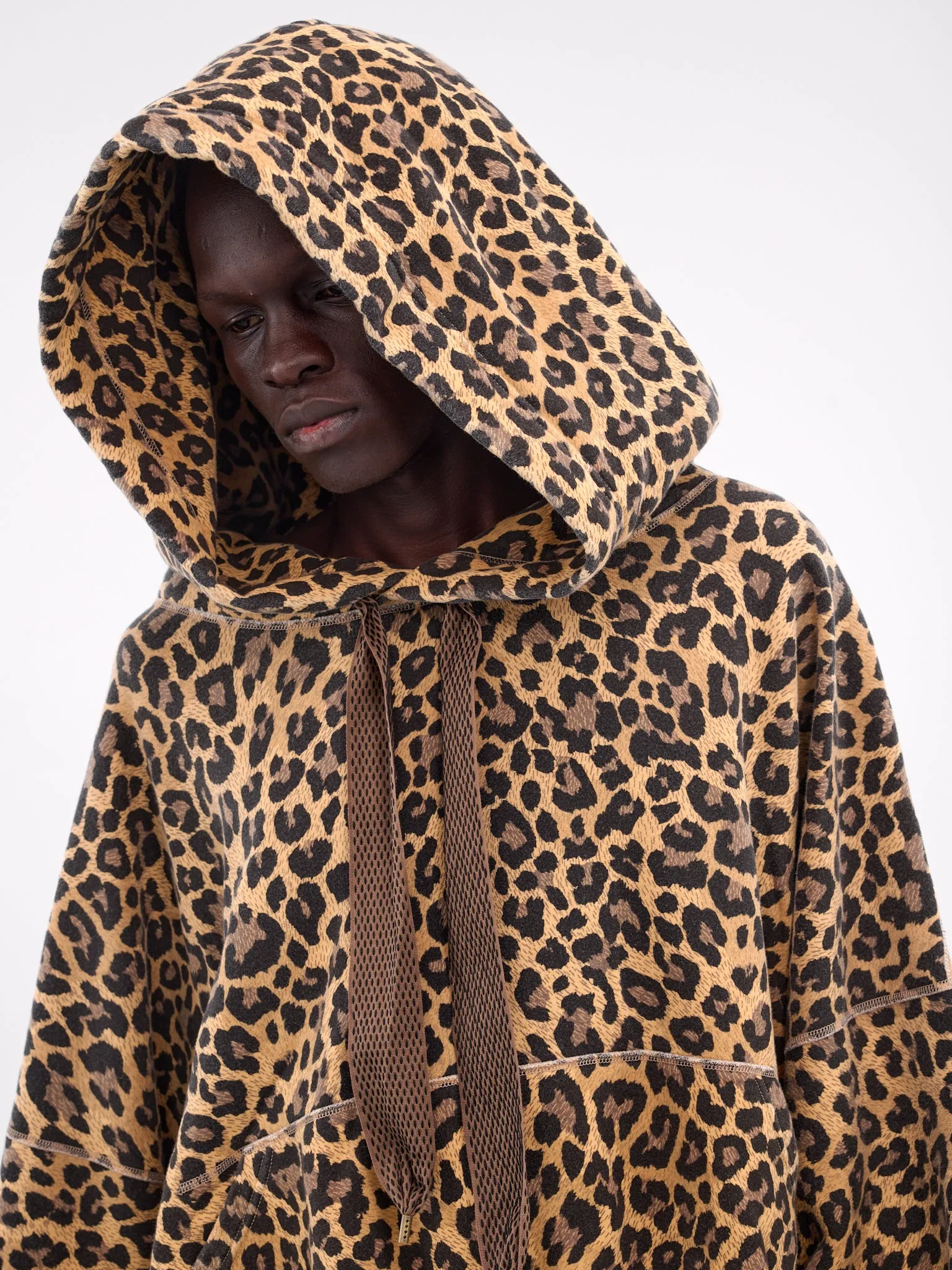 Leopard Devil Hoodie (K2410LC074-BROWN)