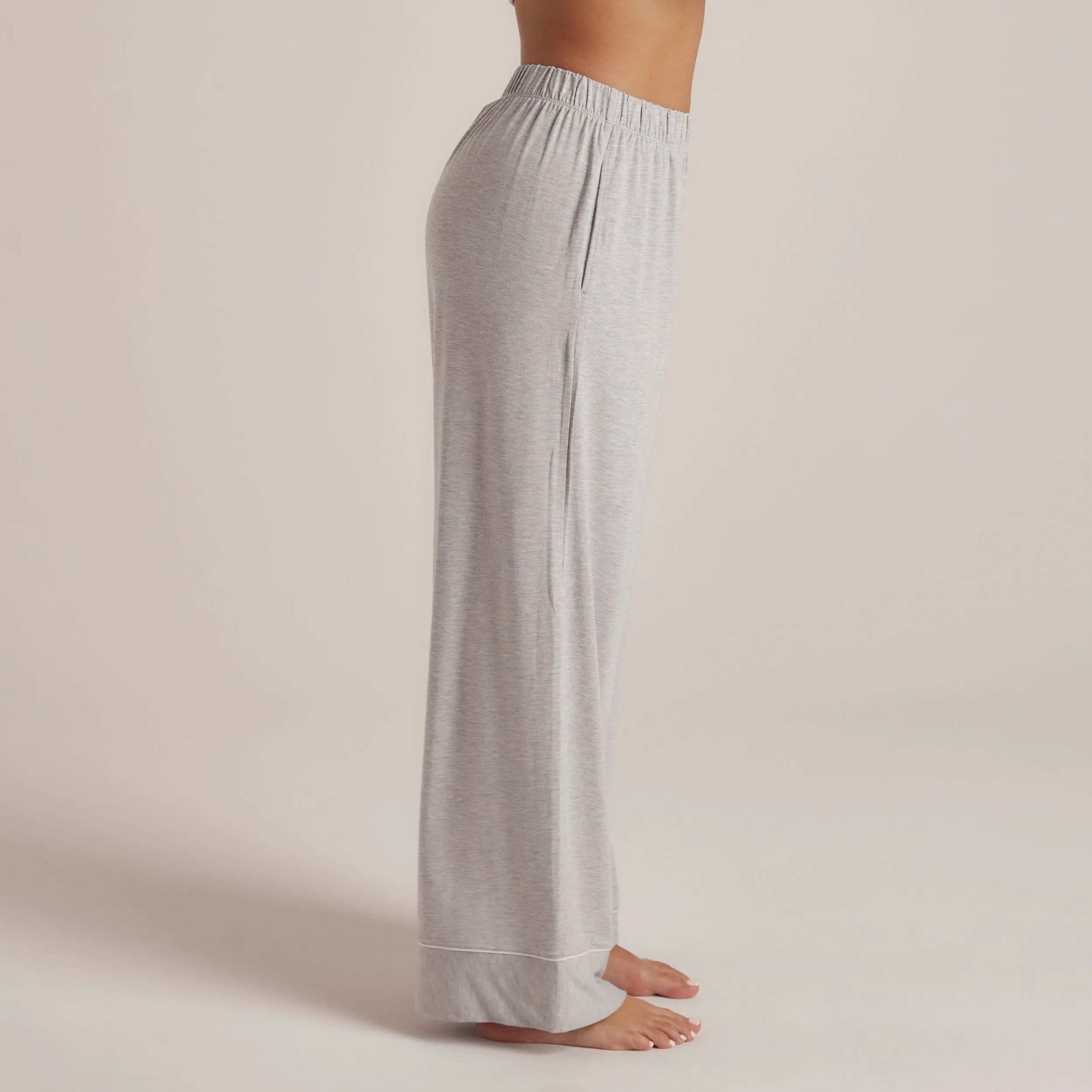 Modal Pyjama Bottoms - Grey Marl