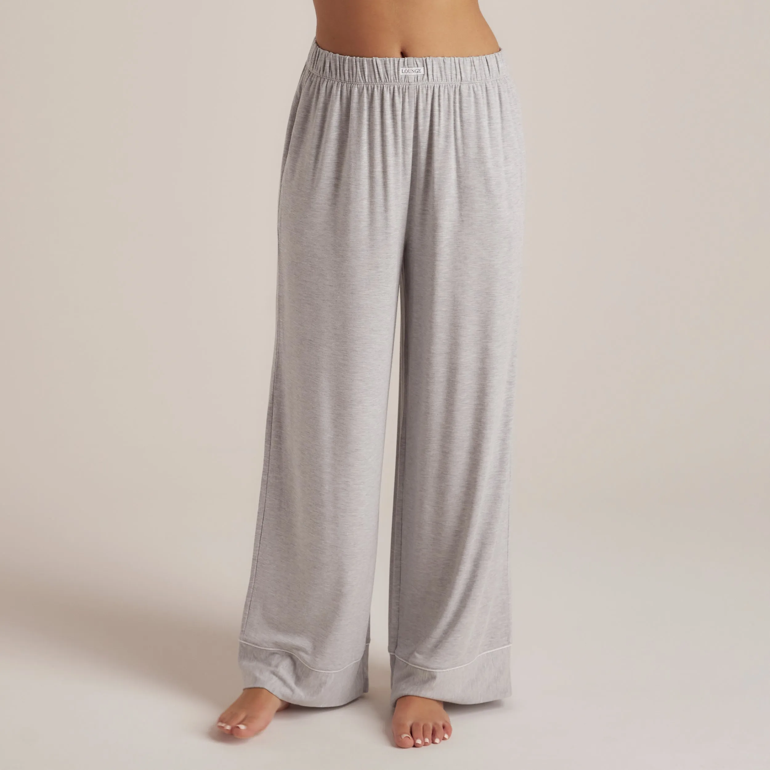 Modal Pyjama Bottoms - Grey Marl