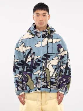 Oversized Fleece Hoodie (SW005001-PRINT)