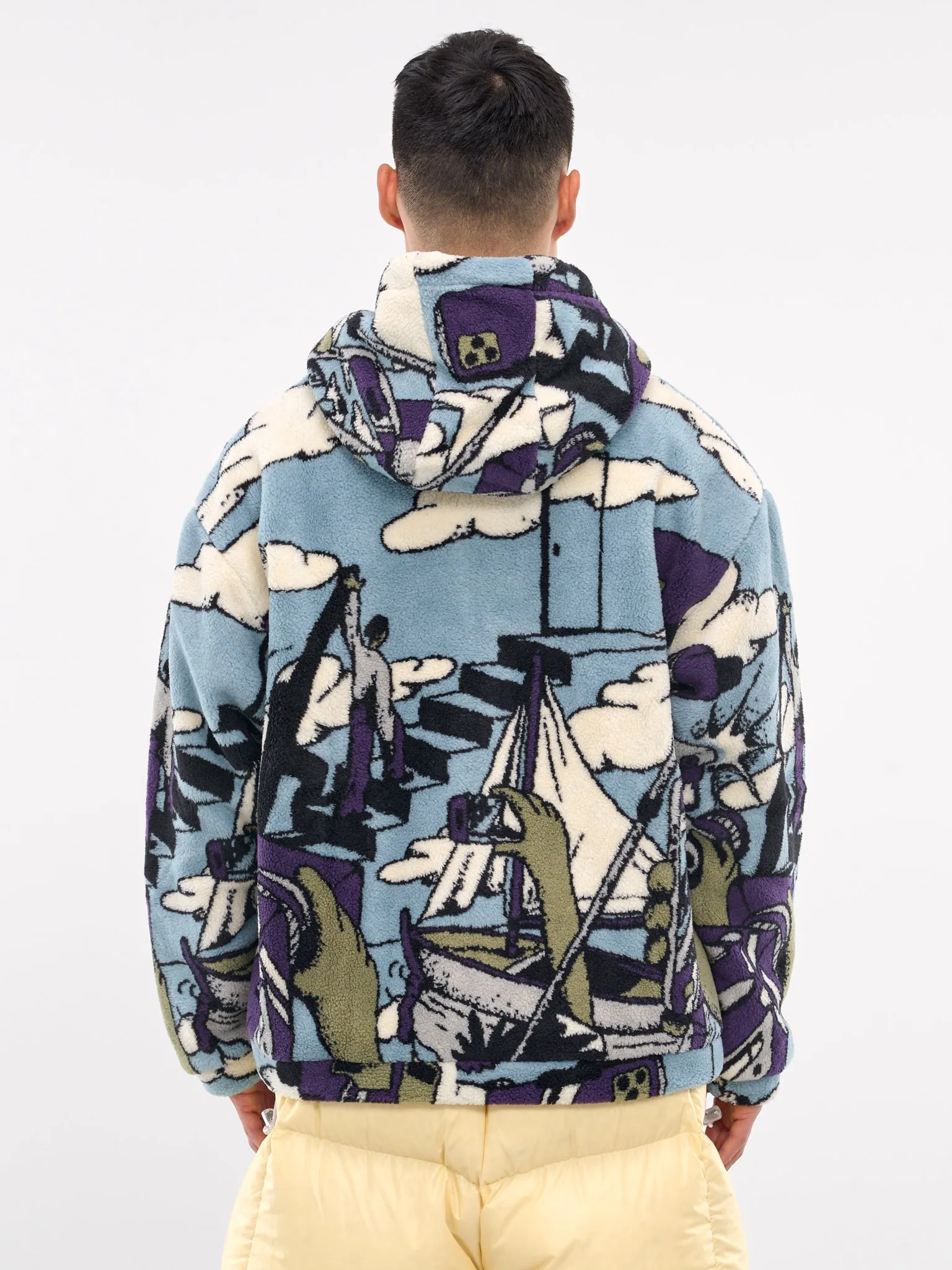 Oversized Fleece Hoodie (SW005001-PRINT)