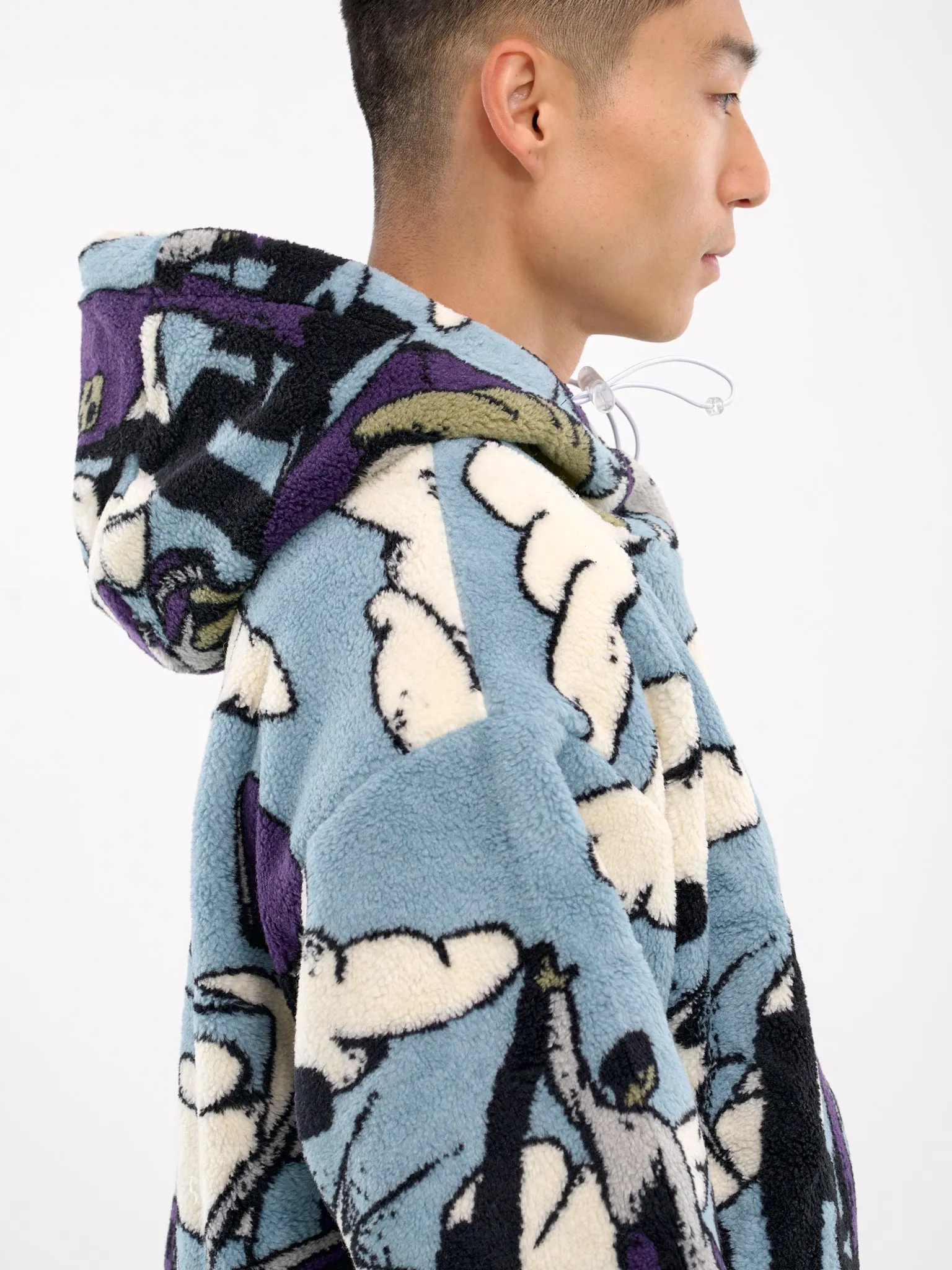 Oversized Fleece Hoodie (SW005001-PRINT)