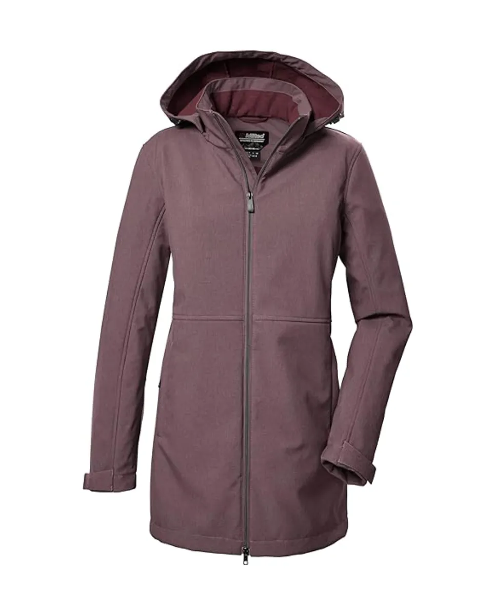 Parka softshell para mujer con capucha y cremallera, Killtec Kow 95