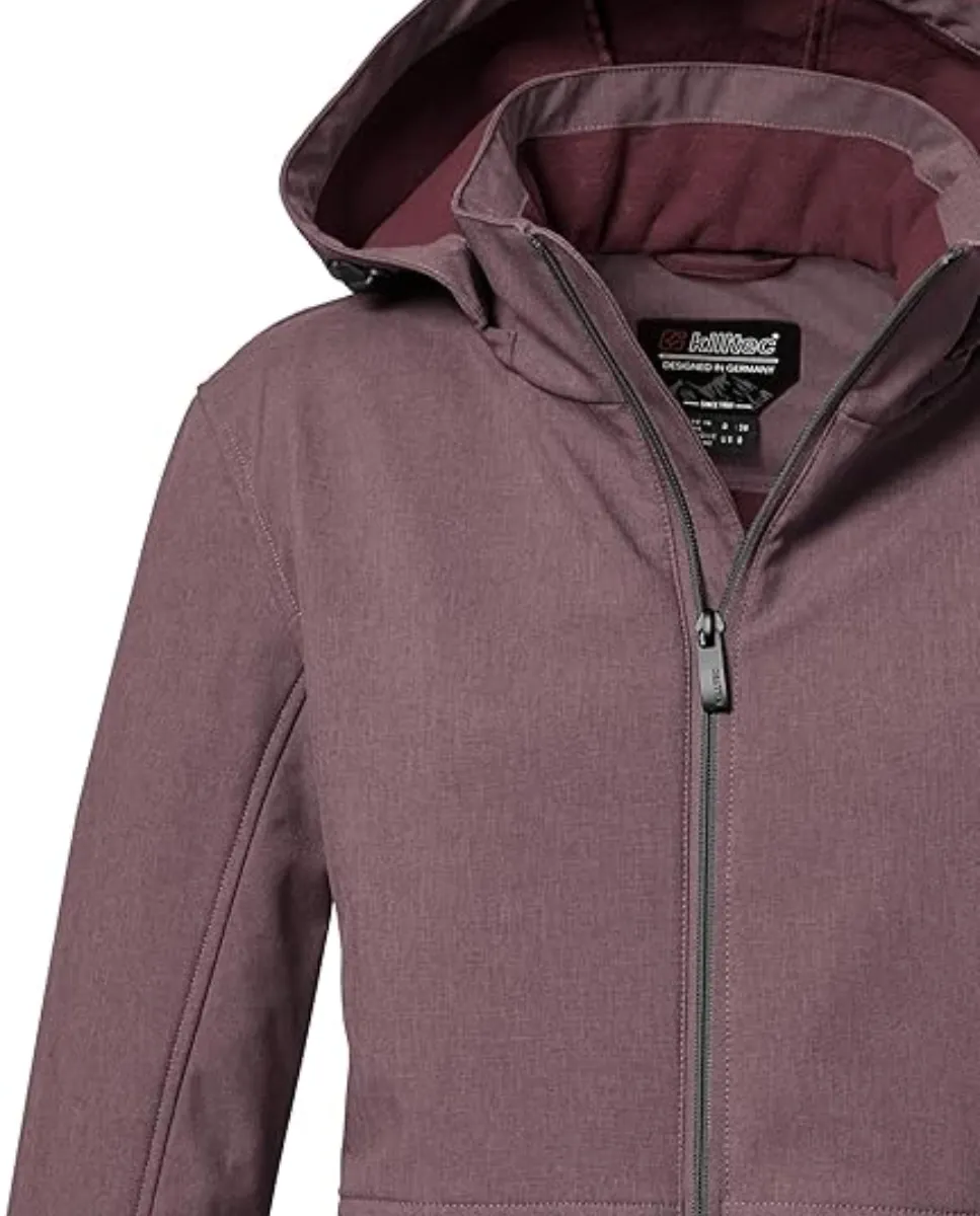 Parka softshell para mujer con capucha y cremallera, Killtec Kow 95