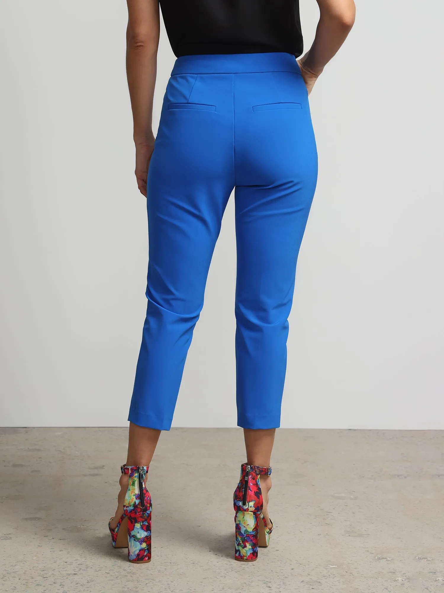 Petite High Rise Slim Leg Capri Pant - Fit To Flatter