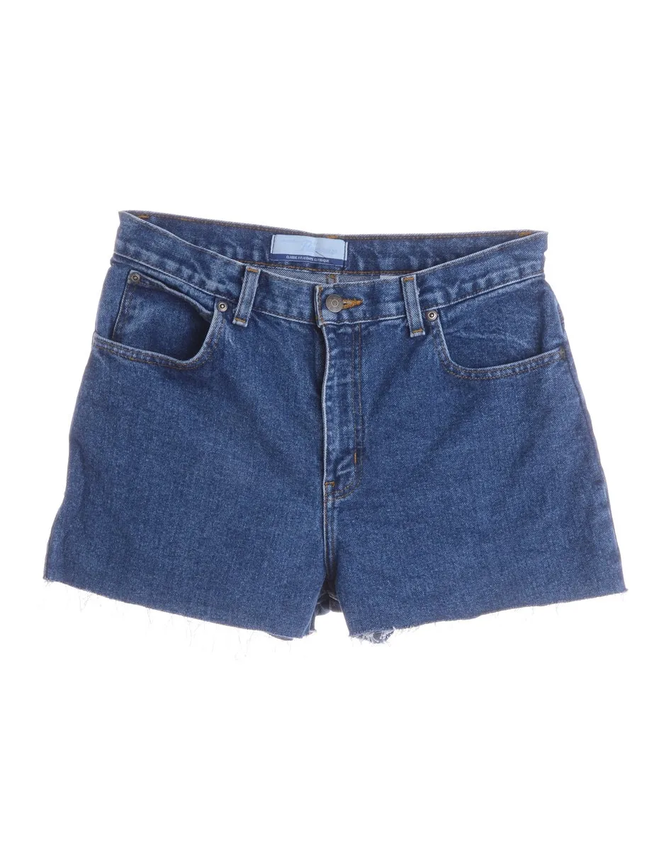 Reworked Molly Frayed Denim Shorts - W31