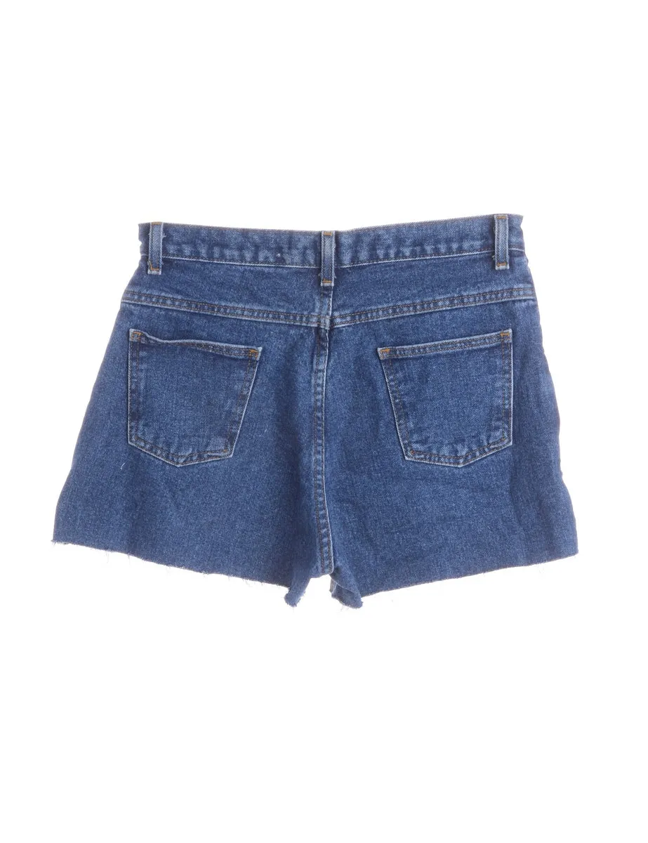 Reworked Molly Frayed Denim Shorts - W31