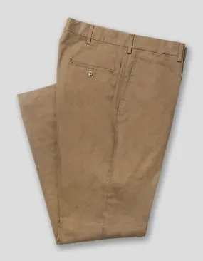 SANDED TWILL PANTS - DARK KHAKI