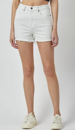 Sea Salt Frayed Jean Shorts