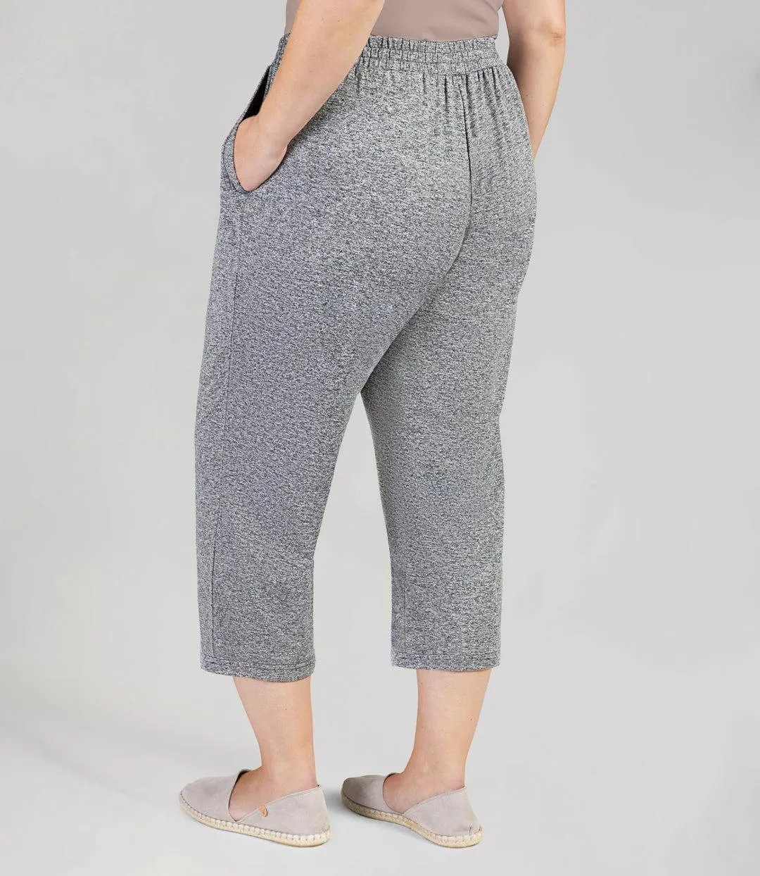 SoftWik Relaxed Fit Long Capris with Pockets Classic Colors