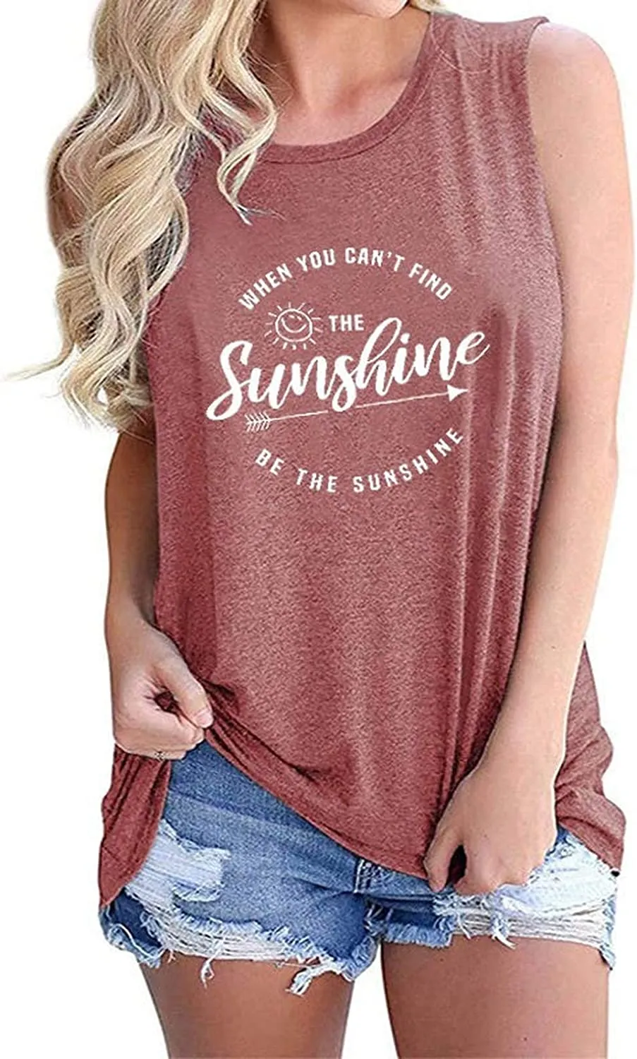 When You Can't Find The Sunshine Be The Sunshine Women Tank Top Sunshine Shirt