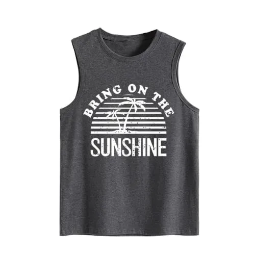 Women Bring On The Sunshine Beach Tank Tops