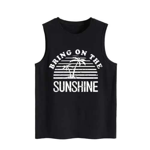 Women Bring On The Sunshine Beach Tank Tops